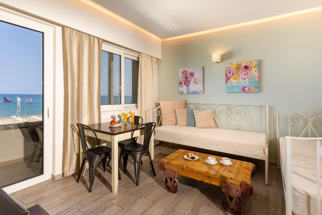 Princess Irini Sea Front Aparthotel Rethymno  ภายนอก รูปภาพ